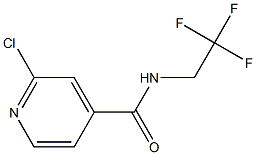 2-chloro-N-(2,2,2-trifluoroethyl)pyridine-4-carboxamide|