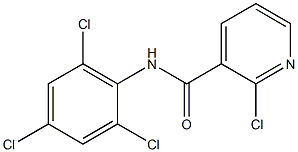 2-chloro-N-(2,4,6-trichlorophenyl)pyridine-3-carboxamide 结构式