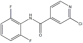 2-chloro-N-(2,6-difluorophenyl)pyridine-4-carboxamide Structure