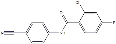 2-chloro-N-(4-cyanophenyl)-4-fluorobenzamide|