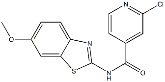 2-chloro-N-(6-methoxy-1,3-benzothiazol-2-yl)pyridine-4-carboxamide