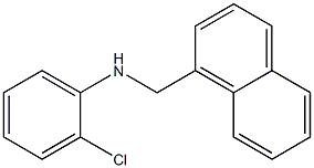 2-chloro-N-(naphthalen-1-ylmethyl)aniline Structure