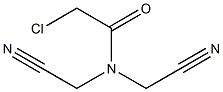 2-chloro-N,N-bis(cyanomethyl)acetamide Structure