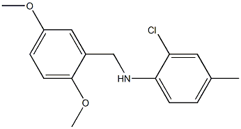 2-chloro-N-[(2,5-dimethoxyphenyl)methyl]-4-methylaniline|