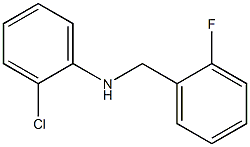  2-chloro-N-[(2-fluorophenyl)methyl]aniline