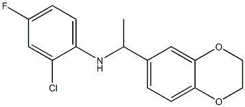 2-chloro-N-[1-(2,3-dihydro-1,4-benzodioxin-6-yl)ethyl]-4-fluoroaniline