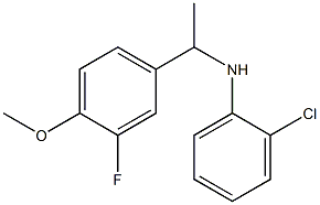 2-chloro-N-[1-(3-fluoro-4-methoxyphenyl)ethyl]aniline