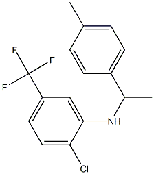  2-chloro-N-[1-(4-methylphenyl)ethyl]-5-(trifluoromethyl)aniline