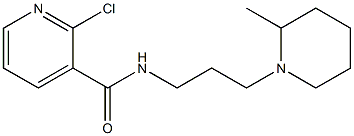 2-chloro-N-[3-(2-methylpiperidin-1-yl)propyl]pyridine-3-carboxamide Structure