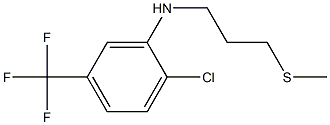 2-chloro-N-[3-(methylsulfanyl)propyl]-5-(trifluoromethyl)aniline|