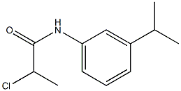 2-chloro-N-[3-(propan-2-yl)phenyl]propanamide Structure