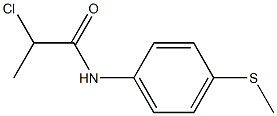 2-chloro-N-[4-(methylthio)phenyl]propanamide