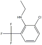 2-chloro-N-ethyl-6-(trifluoromethyl)aniline Struktur