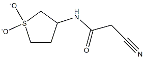 2-cyano-N-(1,1-dioxidotetrahydrothien-3-yl)acetamide 结构式