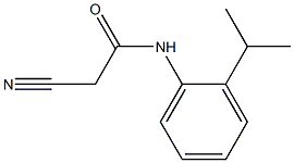 2-cyano-N-(2-isopropylphenyl)acetamide Structure