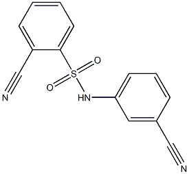 2-cyano-N-(3-cyanophenyl)benzenesulfonamide
