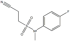 2-cyano-N-(4-fluorophenyl)-N-methylethane-1-sulfonamido