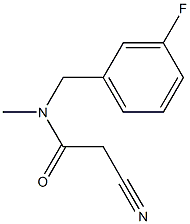 2-cyano-N-[(3-fluorophenyl)methyl]-N-methylacetamide