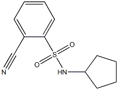 2-cyano-N-cyclopentylbenzenesulfonamide