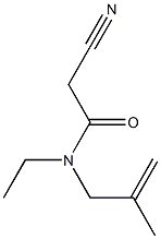 2-cyano-N-ethyl-N-(2-methylprop-2-enyl)acetamide