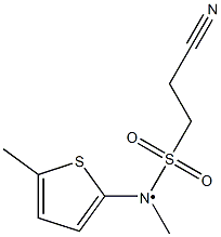 2-cyano-N-methyl-N-(5-methylthiophen-2-yl)ethane-1-sulfonamido