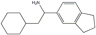 2-cyclohexyl-1-(2,3-dihydro-1H-inden-5-yl)ethan-1-amine