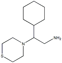 2-cyclohexyl-2-(thiomorpholin-4-yl)ethan-1-amine|