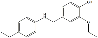  2-ethoxy-4-{[(4-ethylphenyl)amino]methyl}phenol