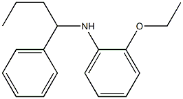 2-ethoxy-N-(1-phenylbutyl)aniline Structure
