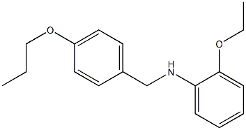 2-ethoxy-N-[(4-propoxyphenyl)methyl]aniline
