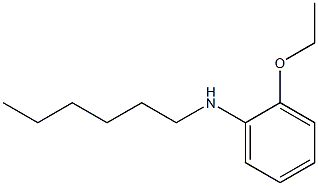 2-ethoxy-N-hexylaniline 化学構造式