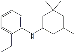 2-ethyl-N-(3,3,5-trimethylcyclohexyl)aniline 结构式