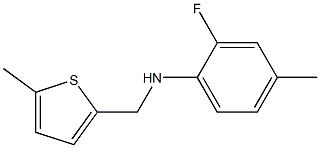 2-fluoro-4-methyl-N-[(5-methylthiophen-2-yl)methyl]aniline