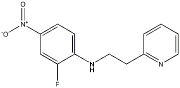 2-fluoro-4-nitro-N-[2-(pyridin-2-yl)ethyl]aniline Structure