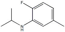 2-fluoro-5-methyl-N-(propan-2-yl)aniline Structure