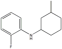 2-fluoro-N-(3-methylcyclohexyl)aniline Structure