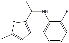  2-fluoro-N-[1-(5-methylfuran-2-yl)ethyl]aniline