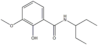 2-hydroxy-3-methoxy-N-(pentan-3-yl)benzamide|