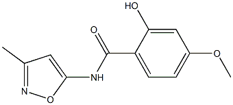 2-hydroxy-4-methoxy-N-(3-methyl-1,2-oxazol-5-yl)benzamide