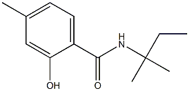 2-hydroxy-4-methyl-N-(2-methylbutan-2-yl)benzamide