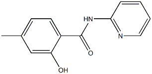 2-hydroxy-4-methyl-N-(pyridin-2-yl)benzamide Struktur