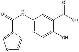 2-hydroxy-5-[(thien-3-ylcarbonyl)amino]benzoic acid|