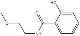 2-hydroxy-N-(2-methoxyethyl)benzamide,,结构式