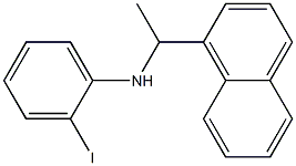 2-iodo-N-[1-(naphthalen-1-yl)ethyl]aniline Struktur