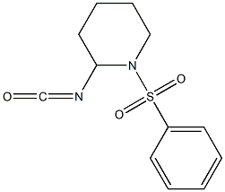 2-isocyanato-1-(phenylsulfonyl)piperidine Structure