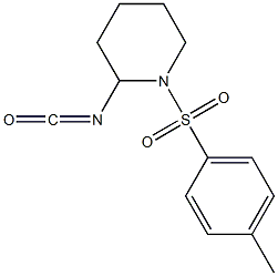 2-isocyanato-1-[(4-methylphenyl)sulfonyl]piperidine Structure