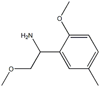 2-methoxy-1-(2-methoxy-5-methylphenyl)ethanamine Structure