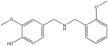 2-methoxy-4-({[(2-methoxyphenyl)methyl]amino}methyl)phenol Structure