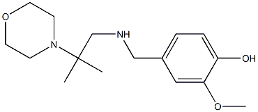 2-methoxy-4-({[2-methyl-2-(morpholin-4-yl)propyl]amino}methyl)phenol|