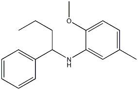 2-methoxy-5-methyl-N-(1-phenylbutyl)aniline|